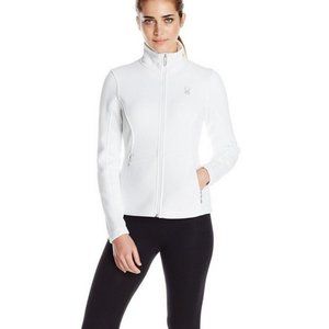 Spyder Endure Full-Zip Mid Weight Core Sweater Women's in White, Size M